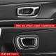 thumbnail image 3 of Compatible con el marco interior de la manija de la puerta de fibra de carbono del coche Honda Hrv Vezel 2021, 3 of 5