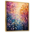 thumbnail image 2 of Designart "Harmony in the Colorful Forest III" Abstract Floater Framed Canvas Print, 2 of 7