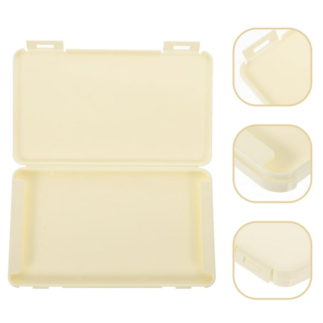 unbranded 2Ud Estuche Beige Para Almacenamiento Y Exhibición De Pestañas Postizas Con Acabado Moderno