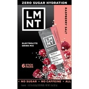 LMNT Zero Sugar Electrolyte Drink Mix - Raspberry - 6ct
