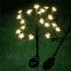thumbnail image 3 of Luces Solares De Flores Decorativas, Paquete De 2 Luces De Hadas, Camino, Pasarela, Patio, Patio, Decoración De Paisaje, Decoración De Jardín De Navidad, Altura 66 Cm, 3 of 7