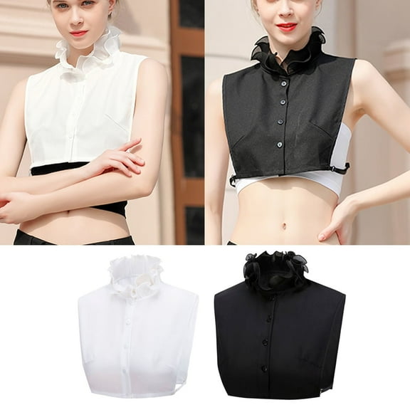 Fake Collar Detachable Dickey Collar Half Shirt Blouse Collar Faux False Collar for Women