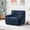 Navy, variant on Leumius 43" Oversized Accent Chair,Boneless Upholstered Single Sofa Chair,Comfy Chenille Armchair Reading Lounge Chair with Deep Seats for Living Room,No Assembly Required,Orange