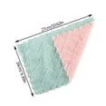 thumbnail image 3 of 12PC Microfiber Cleaning Cloths, Ultra-Absorbent Coral Velvet for Kitchen/Car/Bathroom, Lint-Free and Machine Washable, 9.7x5.8 Inch Multi-Purpose Use, 3 of 8