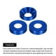 Uxcell 50pcs M3 Rondelles de contre-Alésage, Alliage d'Aluminium Anodisé 0,54 ", Joints de Culasse Vis RC Bleu Marine – image 4 sur 6
