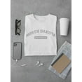 thumbnail image 3 of North Dakota, Bismarck Text Men T-Shirt, Male XX-Large, 3 of 4