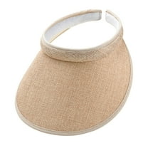 Luxalzxs Wide Brim Sun Visor Hats for Women Summer Beach Cap Sport Visors for Tennis Volleyball Running Jogging Cycling Fishing