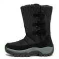 thumbnail image 2 of YOURDIARY Womens Snow Boots Outdoor Waterproof Winter Hiking Boots Faux Fur Lining Hook & Loop Closure, 2 of 8