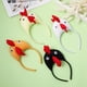 thumbnail image 3 of ColoMX 4 diademas de pollo: diadema de gallo, accesorio para disfraz de Halloween, cosplay y fiestas de máscaras., 3 of 8