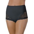 thumbnail image 1 of Bali Womens Firm Control Lace Inset Brief - Best-Seller, M, 2 Black, 1 of 4