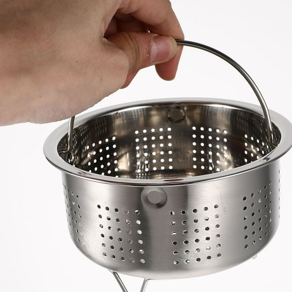 UPOUART Stainless Steamer Basket Vegetable Steamer Silver 1Pack