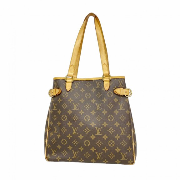 Pre-Owned Louis Vuitton Monogram Batignolles Vertical Tote Bag M51153 Brown Women's