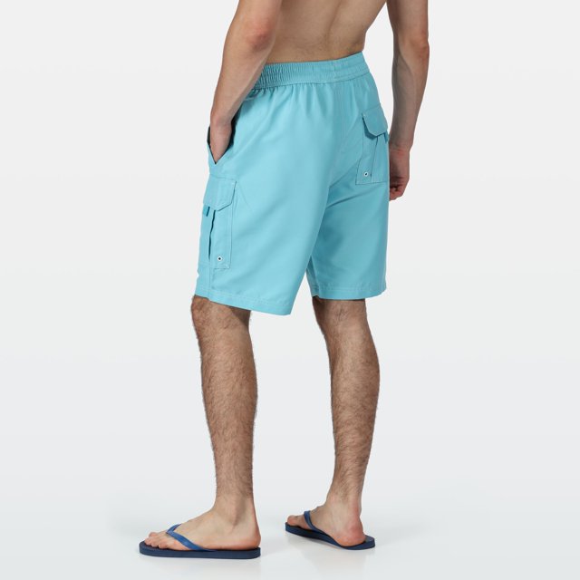 Regatta - Bermudas Hotham III de Malla para Hombre (Naranja Fuego)