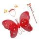 thumbnail image 1 of Juego ñas Pytimefairy de 3 piezas con varita y diadema, vestido elegante nuevo rojo Soledad Disfraz para niños, 1 of 10