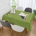 thumbnail image 2 of Yayeee Tablecloths 54" x 54" Rectangle Wrinkle Resistant Party Table Cover, Light Black Martini, 2 of 8