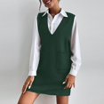 thumbnail image 6 of Women's sleeveless knitted dress with pockets, 6 of 8