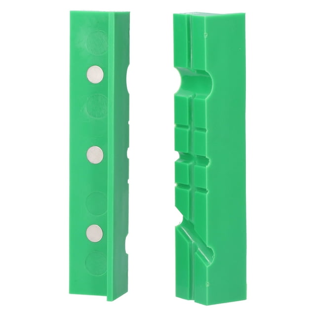 Vice Jaws Pads, Universal Multi Grooved Bench Vise Jaw Covers For