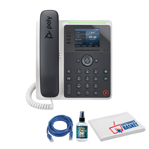 Poly Edge E220 IP Desk Phone Bundle