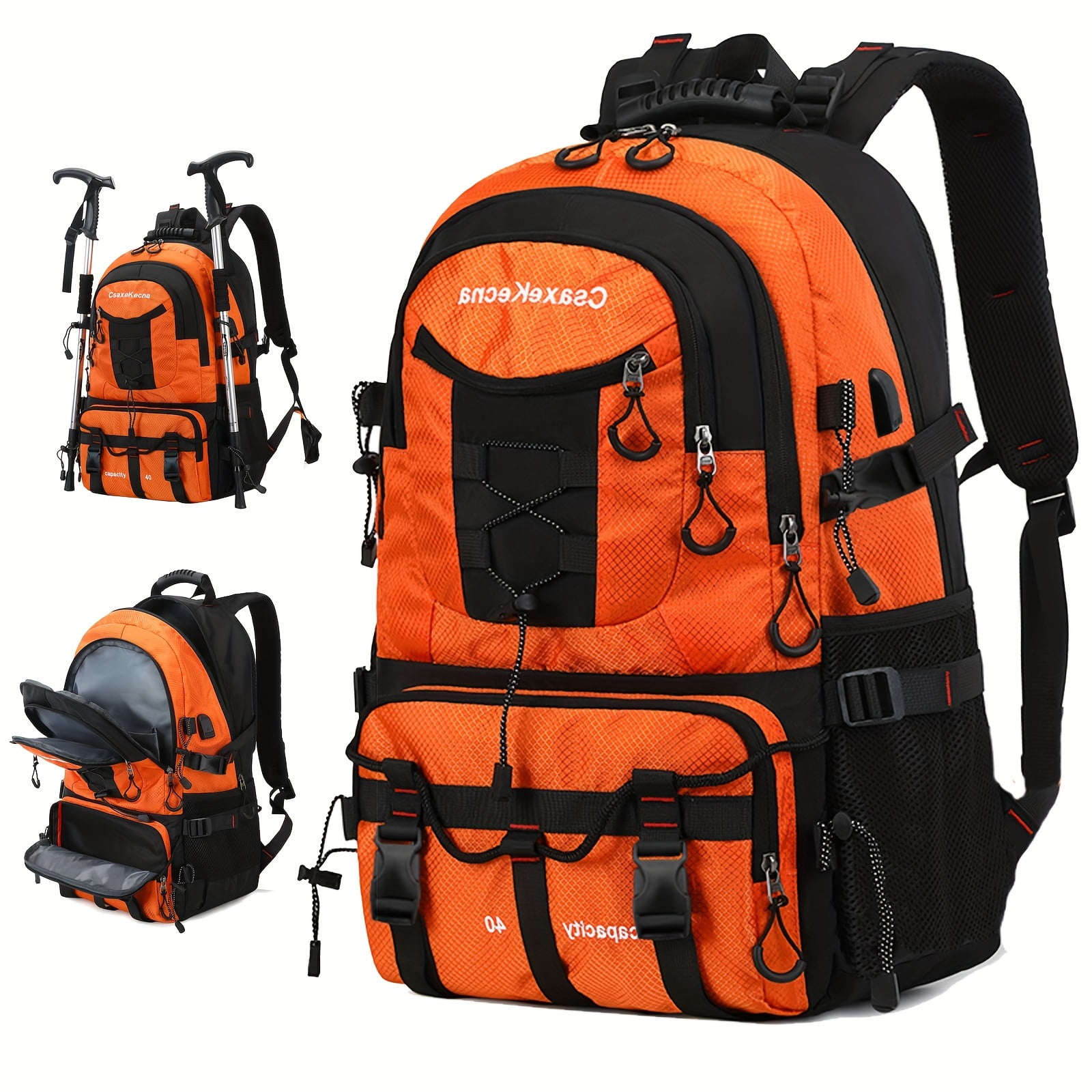 Sac À Dos de Pêche Léger Multifonctionnel Ergonomique + Housse Imperméable - Sacs à dos (11903796