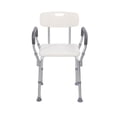 thumbnail image 3 of Shower Adjustable Height Elderly Bath Tub Shower Chair Bench Stool  Non-slip, 3 of 7
