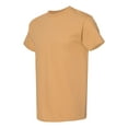 thumbnail image 2 of Men Heavy Cotton Multi Colors T-Shirt Color Old Gold 5X-Large Size, 2 of 5
