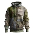 thumbnail image 3 of Men's Winter Hooded Pullover Sweater with Adjustable Drawstring for Casual Comfort and Versatile Layering in Cool Weather, 3 of 3