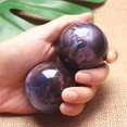 thumbnail image 4 of Wmool Home Rare Natural Art Amber Beeswax Ball Crystal Sphere Gold Healing, 4 of 9