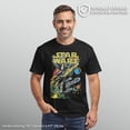 thumbnail image 2 of Mens Star Wars Retro Space Comic Art 2-Pack T Shirt, 2 of 12