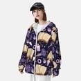thumbnail image 5 of Balery Lavender Flowers Men's Women's UPF 50+ Sun Protection Lightweight Hoodie Performance Long Sleeve Shirt for Fishing Running-X-Large, 5 of 9