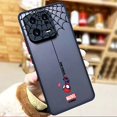 thumbnail image 3 of Funda mate para Xiaomi 13 12 12S 12T 11 11T 10 10T 10S 8 6X 5X PRO LITE 5G Funda Shell dibujos animados Marvel Spider-Man Spider Web, 3 of 5