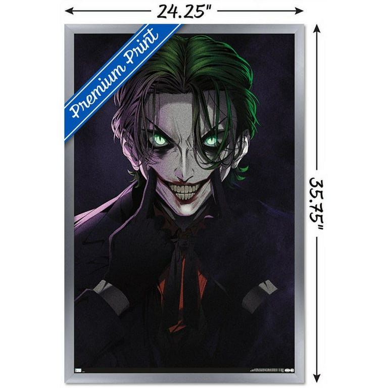 DC Comics - The Joker Anime - Smile Wall Poster, 22.375