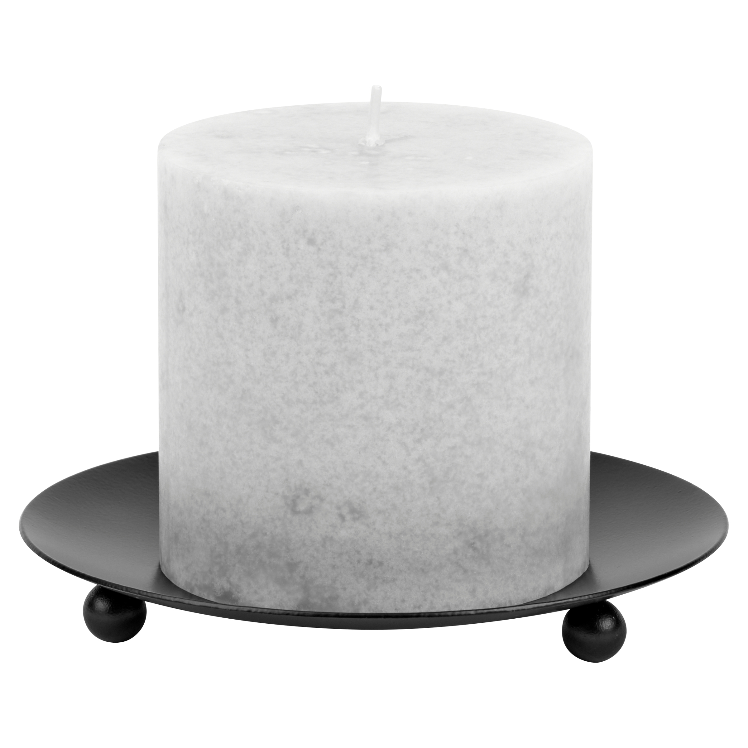 Mainstays Decorative Black Metal Pillar Tealight Candleholde