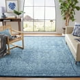 thumbnail image 2 of SAFAVIEH Capri Blair Diamond Wool Area Rug, Navy, 7' x 7' Square, 2 of 10