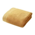 thumbnail image 3 of Yellow Cotton Towel, Soft Highly Absorbent Commercial Bath Towel for Gym Hotel Spa Home, Quick-Dry 600 GSM Plush Spa Towel, 13.7"x29.5", Cotton, 3 of 9