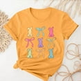 thumbnail image 5 of Tnhcen Women's Summer Cute Rabbit Print Round Neck Basic Short Sleeve Tops – Plus Size Friendly Shirts S-3XL Polyester Spandex Blends, 5 of 5