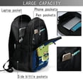 thumbnail image 4 of Bingfone Sac à Dos à Roulettes pour Dino, Sac à Dos Multi-Compartiments pour Ordinateur, Adapté pour Voyage, Affaires, Loisirs, Unisexe, 4 of 7
