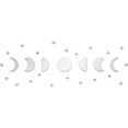 thumbnail image 4 of 1Set Moon Phase Mirror Wall Decals 3D Acrylic Moonphase Mirrors Moon Star Wall Sticker Silver Self Adhesive Ornament Scandinavian Natural Decor for Nursery Bedroom Decoration, 4 of 4