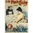thumbnail image 2 of Jean de Paleologue 14x18 Black Ornate Wood Framed Double Matted Museum Art Print Titled - Blanc (1901), 2 of 5