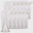 thumbnail image 1 of 10 unidades de frascos para bebidas, bolsa para licor, frascos reutilizables para beber, frascos de plástico ocultables con embudo de plástico (1000 Ml), 1 of 5