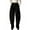 Black, variant on Risckoth Women's High Waist Pleated Barrel Suit Pants, Solid Business Casual Tapered Trousers S-2XL