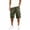 W7-Camouflage Green, variant on Mens Cargo Shorts Below Knee Elastic Waist Shorts Long Blew Knee Capri Big and Tall Cargo Shorts Multi-Pocket Relaxed Fit Casual Hiking Long Shorts,Green L