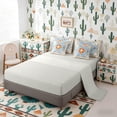 thumbnail image 5 of Erosebridal Hippie Mandala Twin Bedding Sets, Bohemian Floral Bedding Comforter Set, Blue Orange, Gray Reversible 7-Piece, 5 of 6
