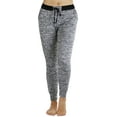 thumbnail image 5 of ToBeInStyle Women's Heathered French Terry Jogger Pants, 5 of 5