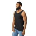 thumbnail image 3 of Gildan Men's Heavy Cotton Black Undershirt Tank Top, Works Sleeveless T-Shirt, Pack 12, S, 3 of 5