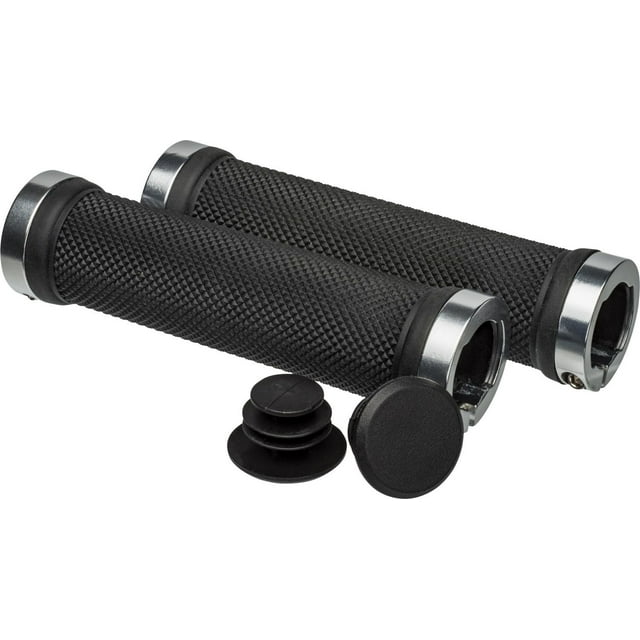 Bell Sports PUMP™ 400 Lock-On Silver Aluminum Alloy Grips