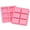 Pink, variant on HomeLife Rectangular Silicone Handmade Soap Mold 6 Cavity Cake Mold 2pcs Non-Stick Cake Mold Chocolate Dessert Molds