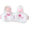 thumbnail image 1 of Bunny Stuffed Animal Bunny Ears Eye Mask Stuffed Animals Fluffy Sleeping Eye Cover Portable Eye Patch Rabbit Plush Materia, 1 of 3