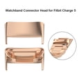 thumbnail image 3 of Adaptadores de correa de reloj para Fitbit Charge 5 Conectores de banda Oro rosa Oro 2 piezas, 3 of 6