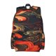 thumbnail image 2 of Disketp Fiery Floral Pattern Mochila Escolar de Gran Capacidad y Peso Ligero, Mochila de Viaje Ideal para Escuela, Trabajo y Uso Diario, Cómoda y con Estilo, 2 of 8