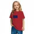 thumbnail image 6 of FamilyThread Kids America Flag 4th of July Shirt Toddler Kids Boys Girls Patriotic USA Shirt, Red White and Blue Tee Top, 6 of 8